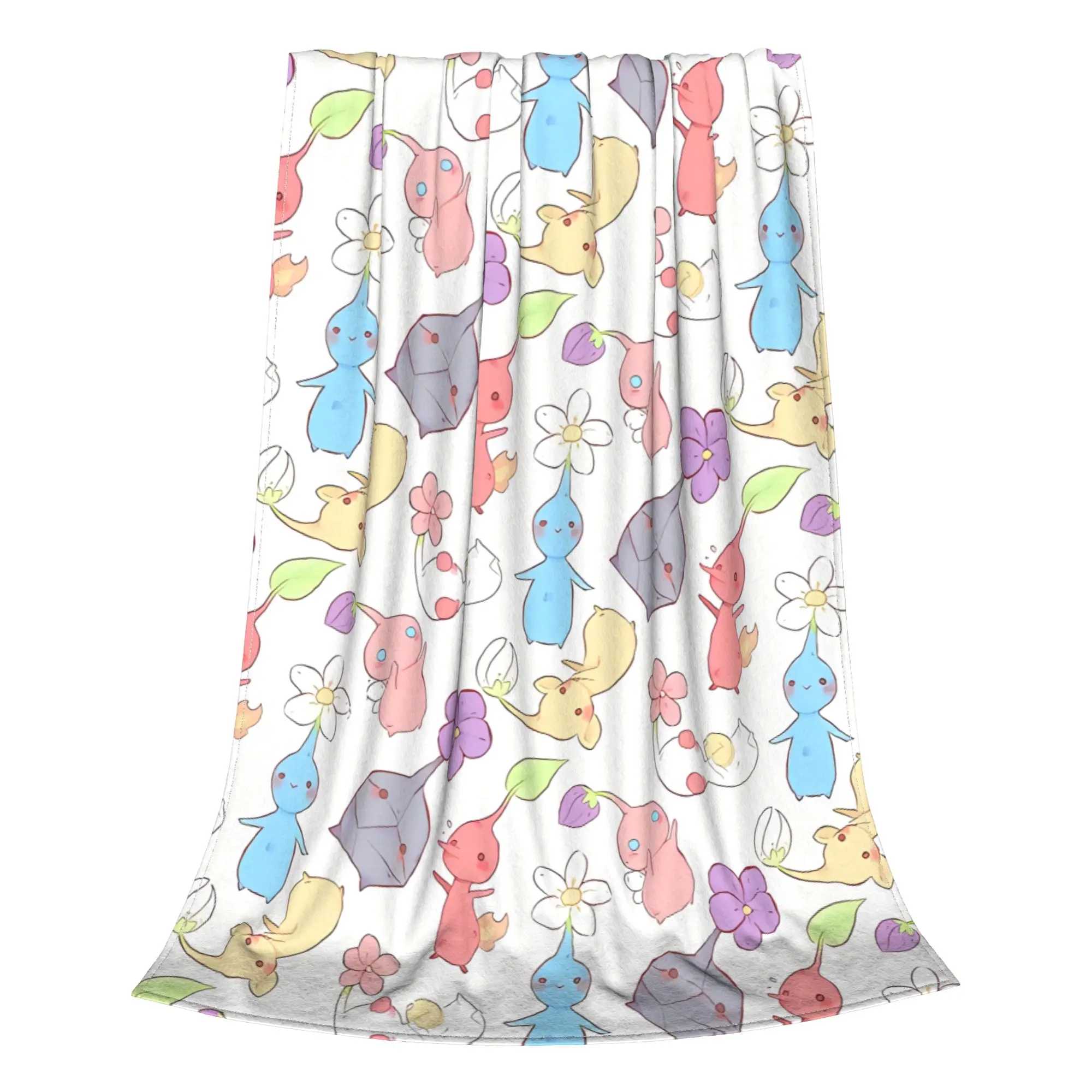 1PC Tiny Explorer Adventure Pikmin Home Room Decorations Winter Blankets For Adults Bedding Home Interior Sofa Knee
