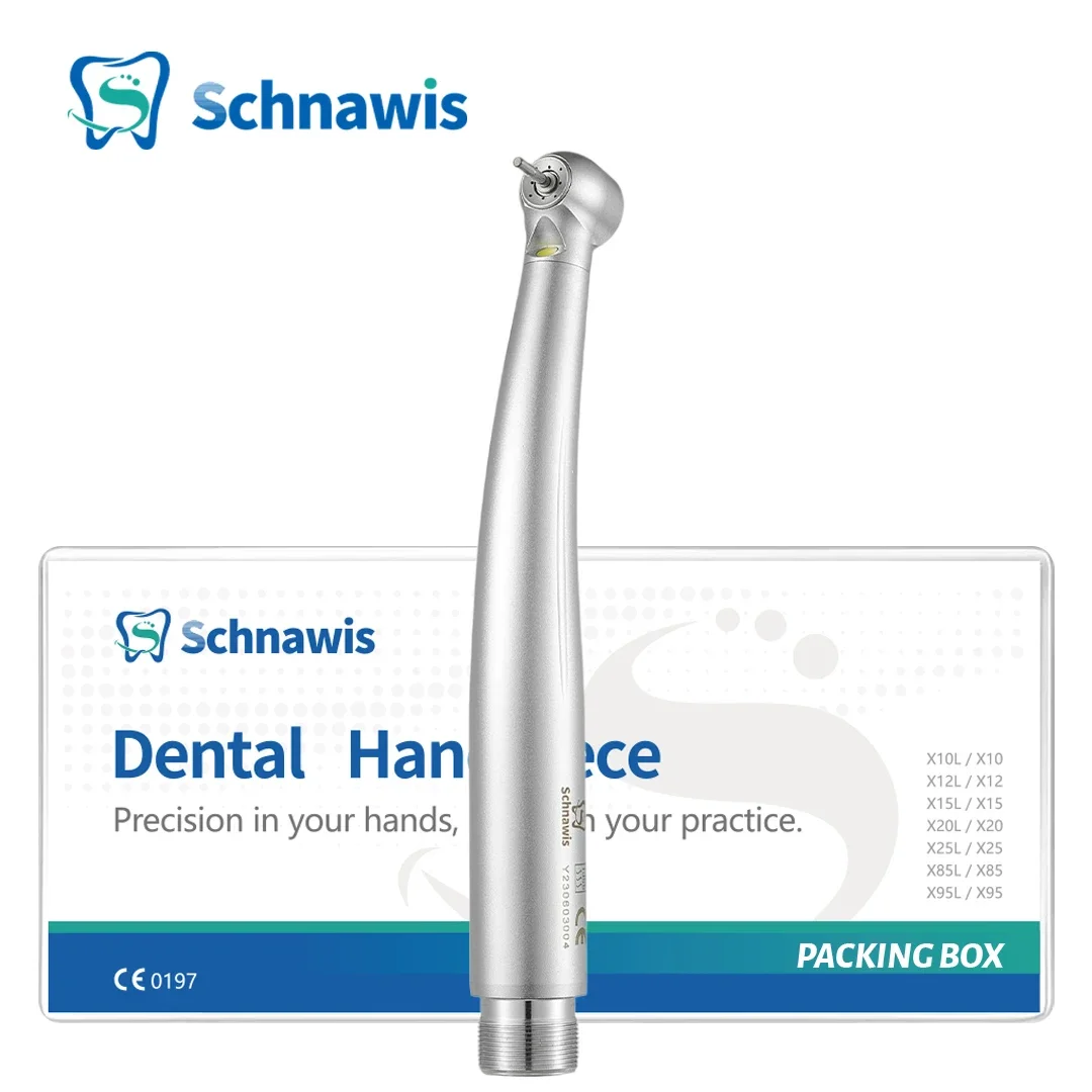 LED Dental High Speed Handpiece Air Turbine Handpiece with Four Water Sprays Dentistry Handpieces 2/4Hole Dentist Tools Engine