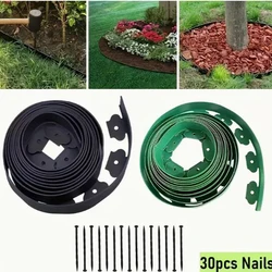 Grass stone divider garden green belt Garden green partition L-shaped divider landscape panel (complimentary 30 nails)