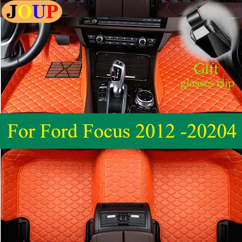 

Custom Car Floor Mats for Ford Focus 2012-2024 Accessories Luxury Waterproof Carpets Covers Left /Right Hand Drive