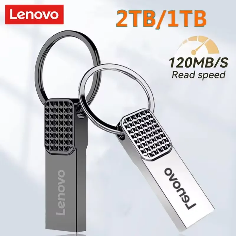 Lenovo 2TB USB 3.0 Flash Drive High Speed Pen Drive 1TB USB 3.0 Memory Stick 512GB Flash Pendrive Metal USB Disk For Table PC