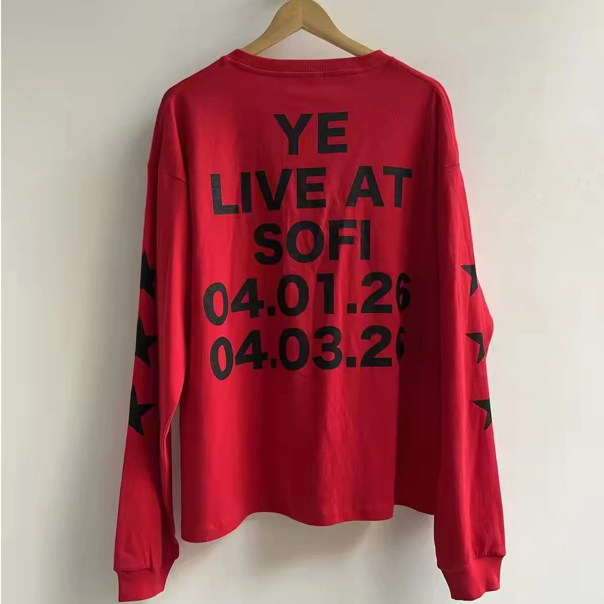 Multicolor Print Long Sleeve Kanye West T-shirt 2026 Summer Men Women Casual Top Street Trend Y2K Oversized Tee Shirt