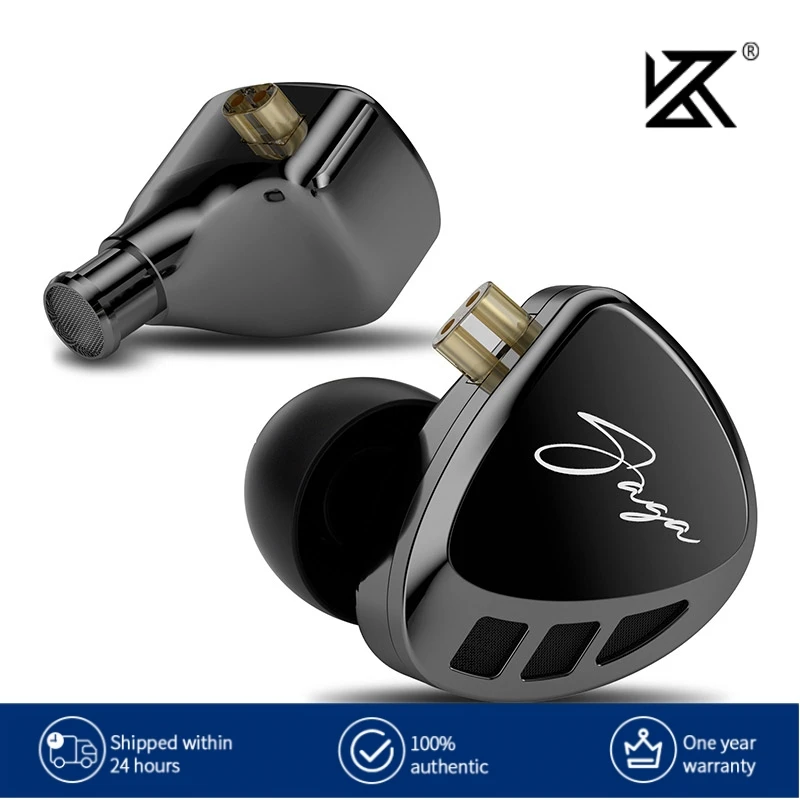 

Наушники KZ Saga In Ear с двумя различными режимами настройки звука, HiFi стерео, басовые наушники, спортивные игровые наушники с кабелем 2PINS.