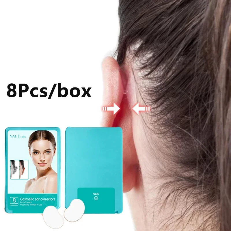 8 قطعة شريط مصحح الأذن مصحح الأذن المثبت ملصقات الأذن التجميلية مثل آذان قزم أداة مصحح الأذن المتمددة #1