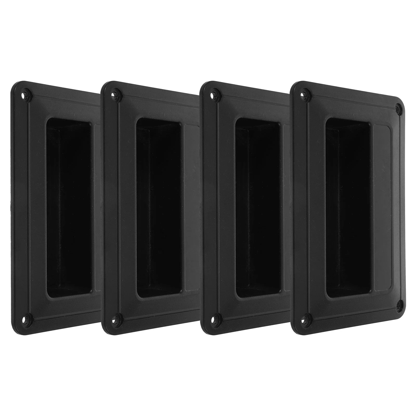 4 Pcs Stage Speaker Side Drawer Small Handle Plastic Side Handle Speaker Side Handle Small Replacement Parts Recessed Audio