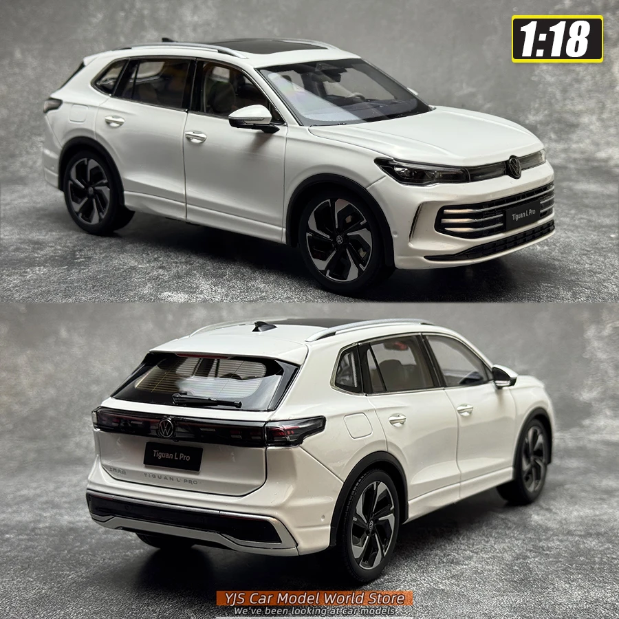 OEM Car Model TIGUAN L Pro 2024 1:18 Metal car model SUV static decoration holiday gift collection
