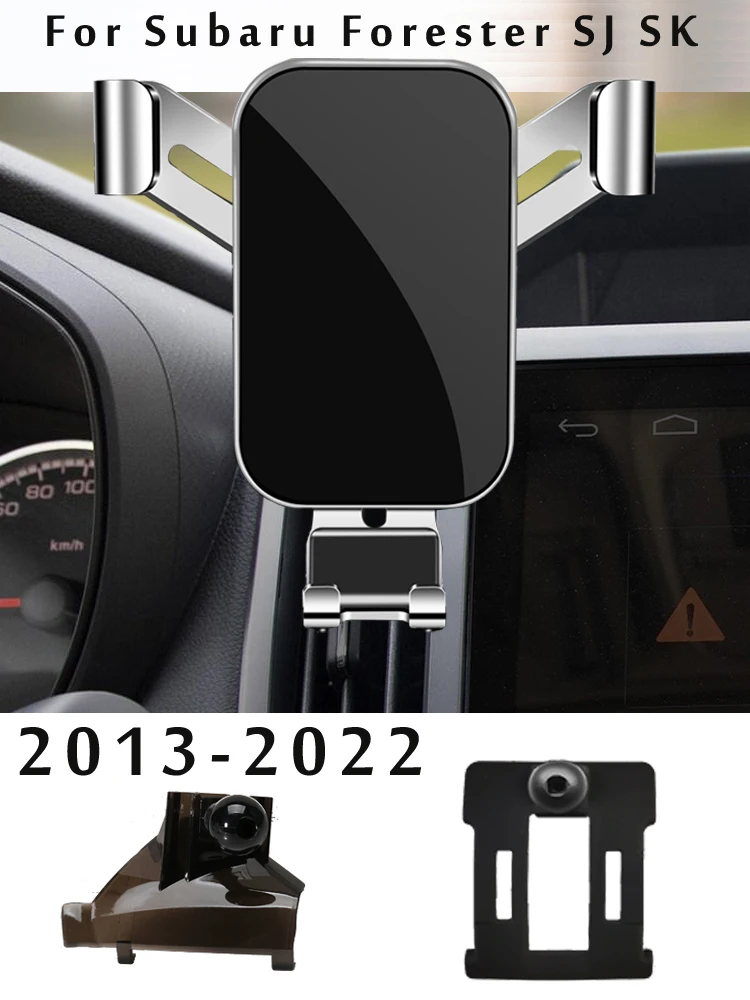 Car Phone Holder For Subaru Forester SK SJ 2013-2018 2022 Car Styling Bracket GPS Stand Rotatable Support Mobile Accessories