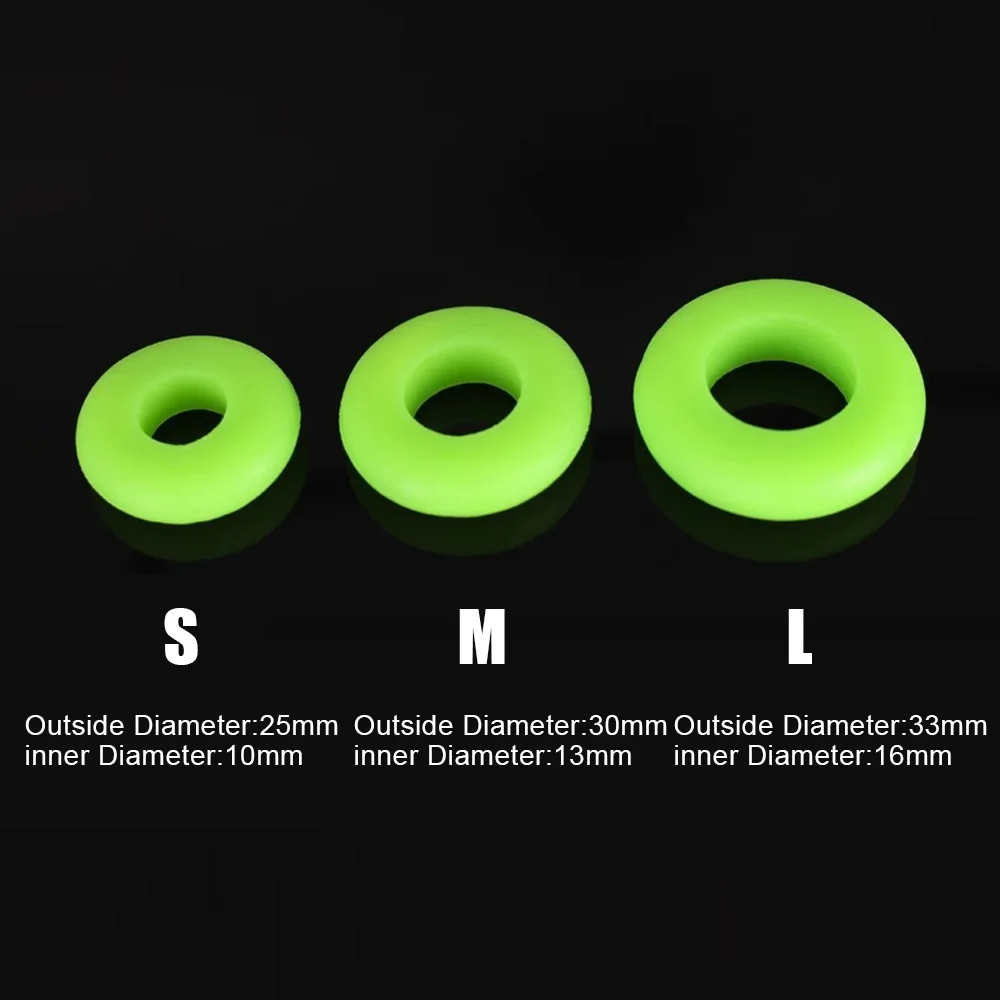 5 قطعة الصيد رود المضادة للانزلاق قضيب حلقة 3 حجم سيليكون O-شكل مقاوم للماء وقف ثابت حلقة كليب أدوات الصيد مقبض الملحقات