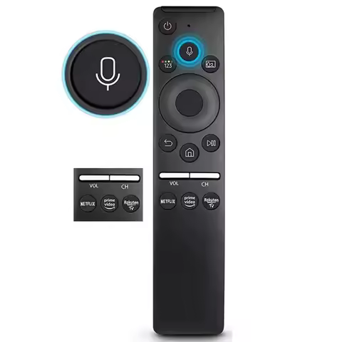 BN59-01330B Voice Remote Control for Samsung Smart TV LED QLED 4K 8K UHD HDR Curved with Netflix, Prime Video,Rakuten TV Button