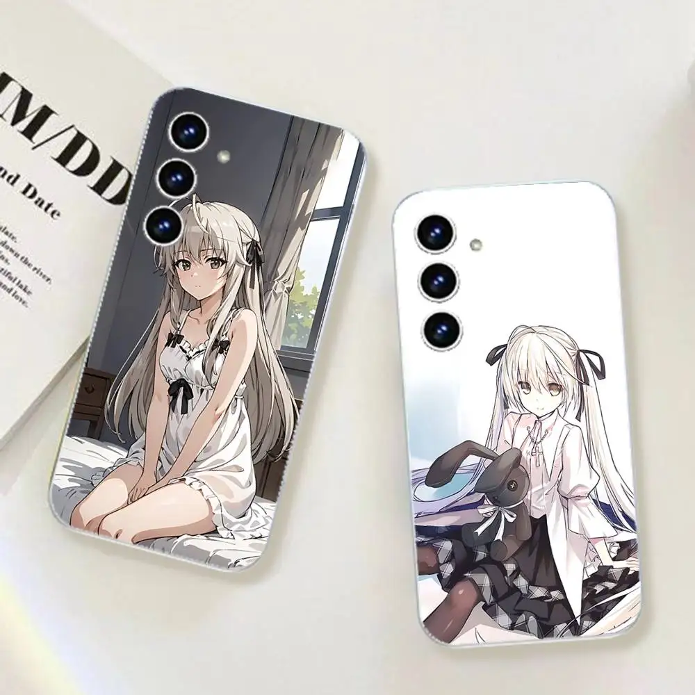 

Anime Y-Yosuga No Sora Phone Case For Samsung Galaxy Transparent Cover A52 A12 A51 S21 Edge S22ULTRA S23 S24 S20LITE Plus Ultra