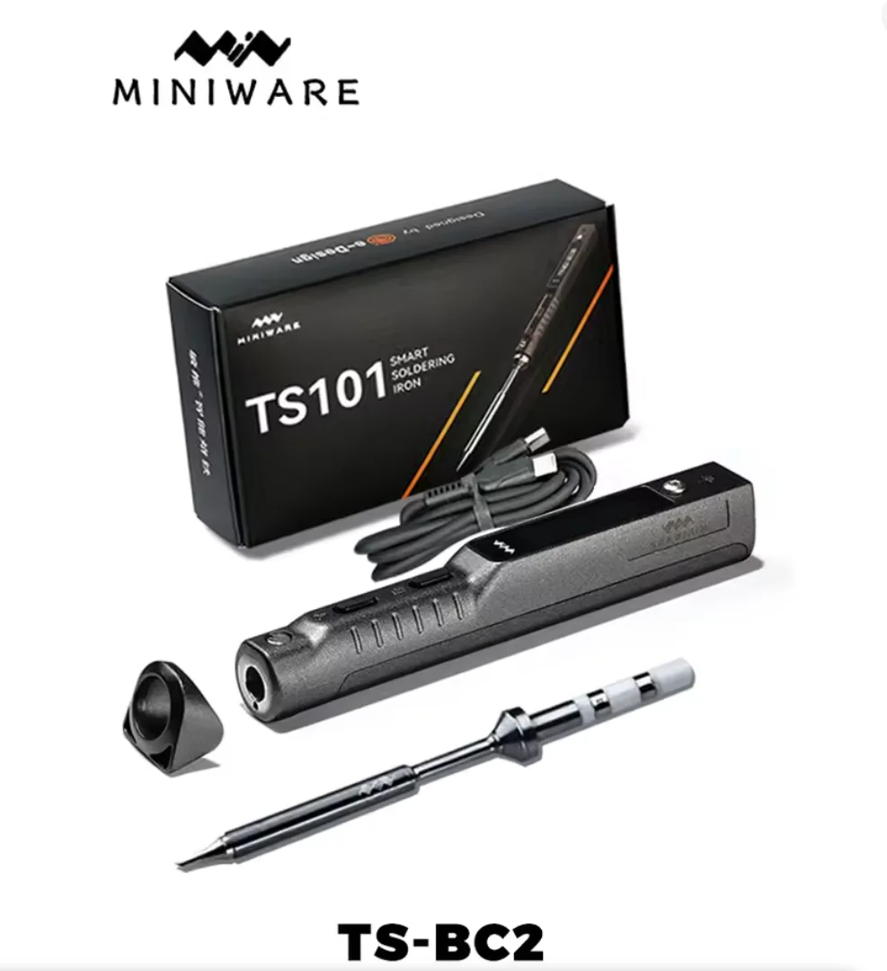 Miniware TS101 65W Mini Digitale Elektrische Soldeerbout LCD Programmeerbaar Display Instelbare Temperatuur Digitaal Soldeerstation