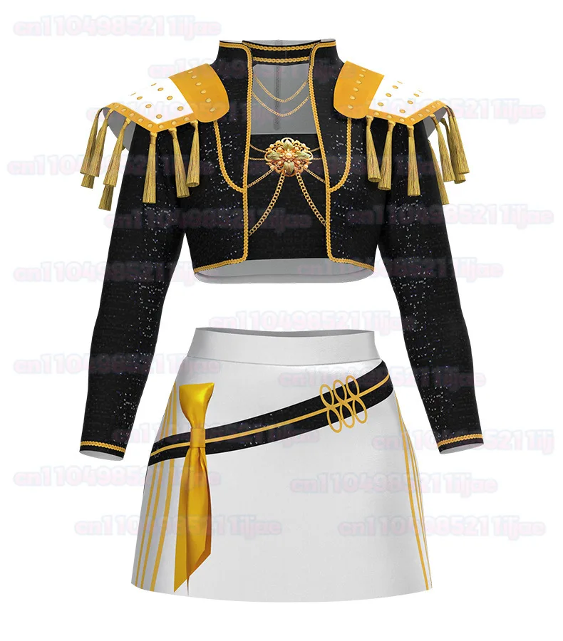 Kpop زوي تأثيري حلي النساء الفتيات شيطان الصيادين ميرا تأثيري الملابس مجموعة يتوهم هنتركس فستان هالوين ملابس تنكرية للحفلات مجموعة