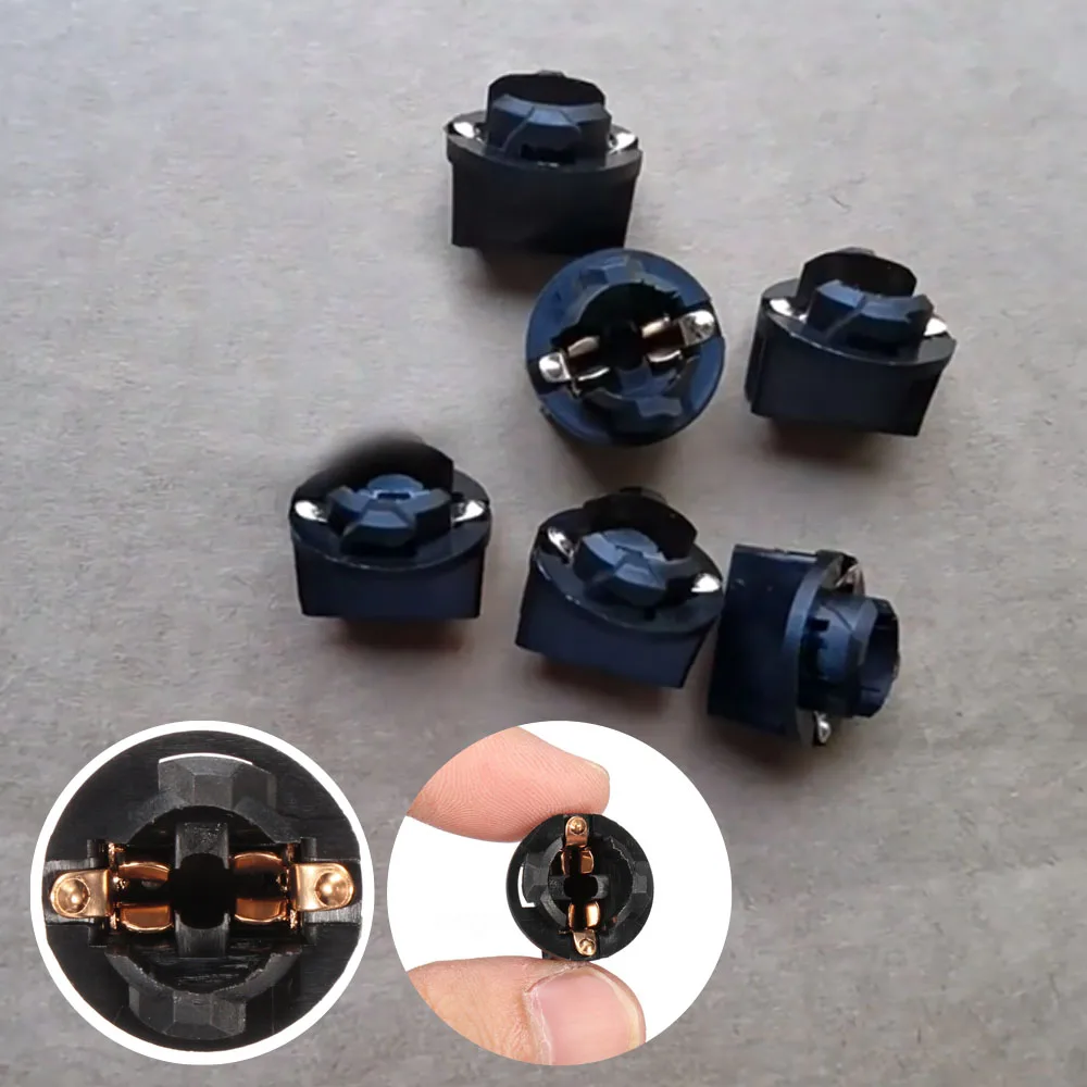 

10 шт. T10 W5W 168 194 поворотный замок клиновые лампы основания автомобильных приборных фонарей держатель лампы приборная панель автомобиля гнездо приборной панели