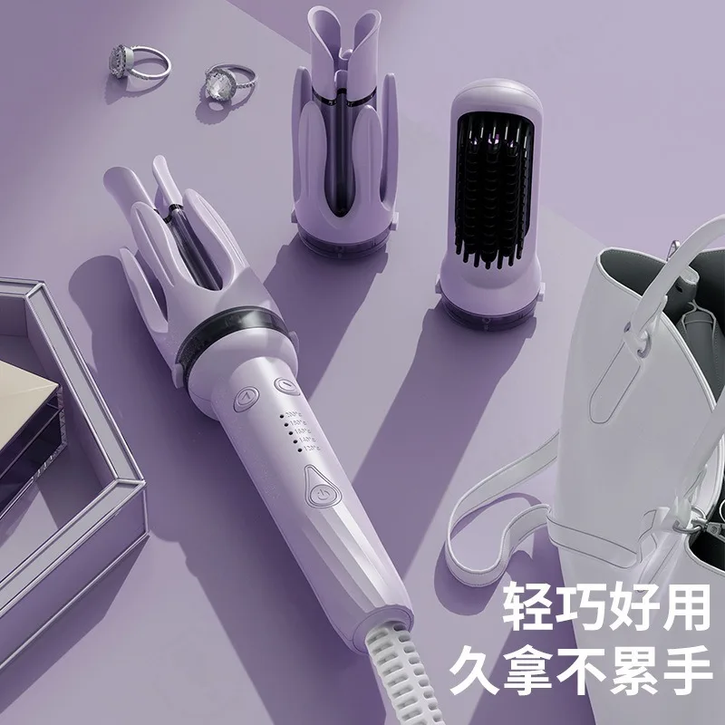Multi-function Automatic Hair Curler Large Wave Curling Iron Long Lasting Styling Lazy Hair Waver Dual Use Hair Styling Tool