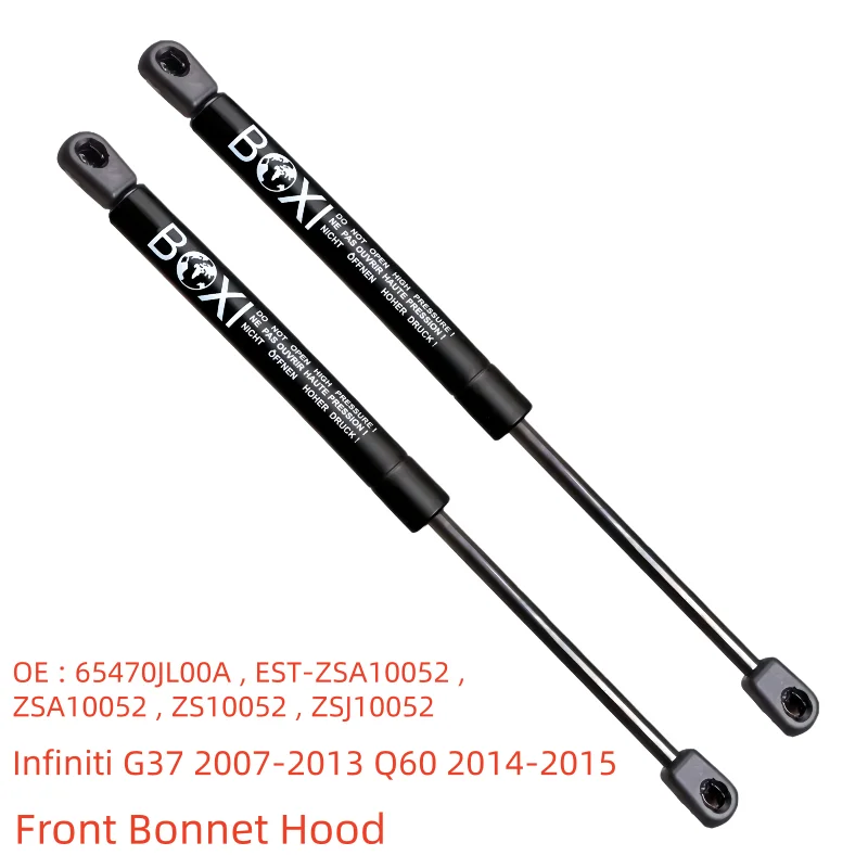 

65470JL00A 2 шт. Амортизаторы капота для Infiniti G37 2007-2013, Q60 2014-2015 EST-ZSA10052 ZSA10052 ZS10052