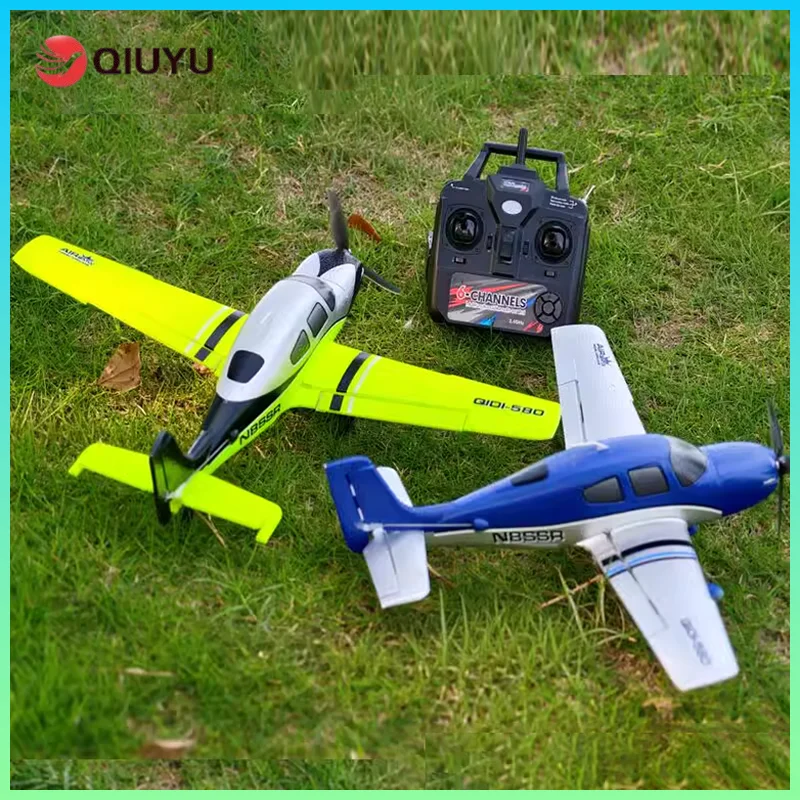 

Размах крыльев Qidi-580 52 см, самолет с дистанционным управлением Sr22, имитация самолета 1504, бесщеточный двигатель, игрушки с дистанционным управлением, праздничные подарки