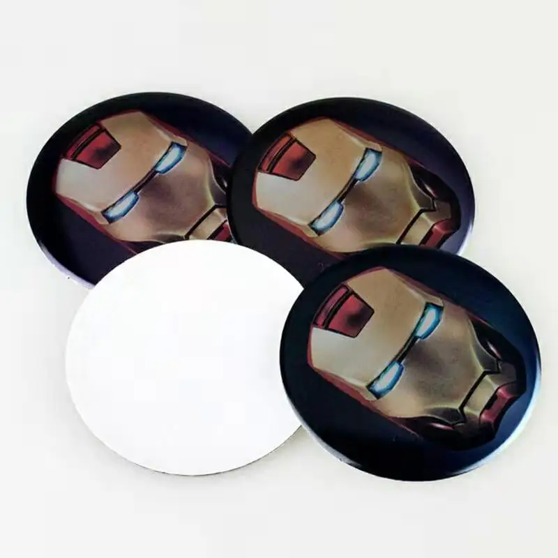 Universal 56mm Captain America Deadpool Spider-Man Car Wheel Center Emblem Hub Cap Sticker for Honda Toyota Mazda Jeep Nissan - view 2