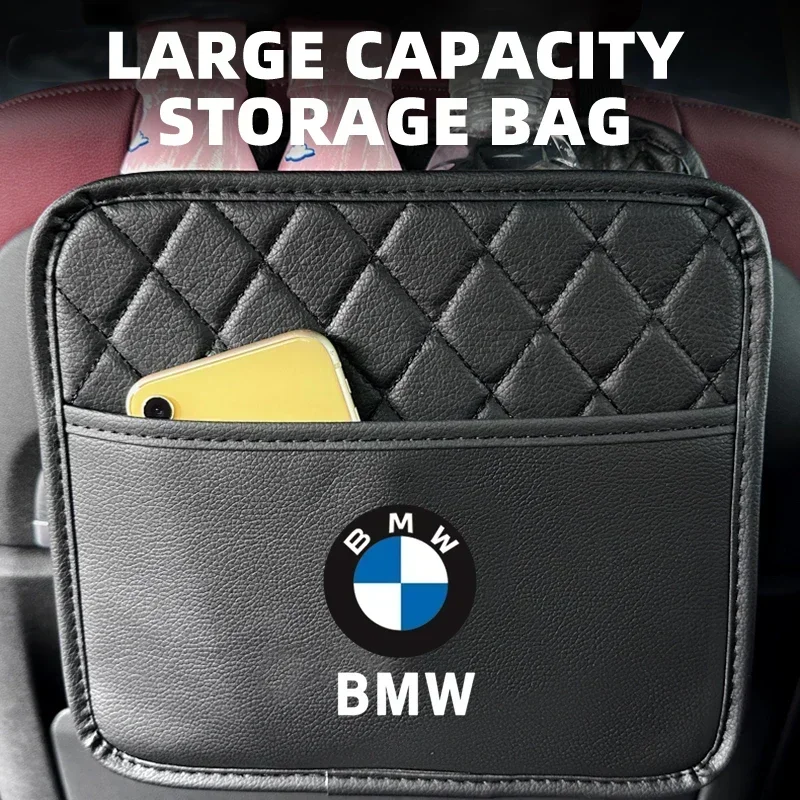 Sac de rangement multifonctionnel pour siège arrière de voiture, BMW Performance, E46, E90, E60, F10, F30, E39, E36, E87, G30, E92 M