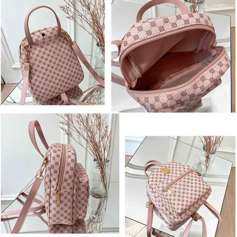 حقيبة ظهر صغيرة وأنيقة، حقيبة سفر يومية خفيفة الوزن وصغيرة الحجم، مناسبة لهدايا نسائية