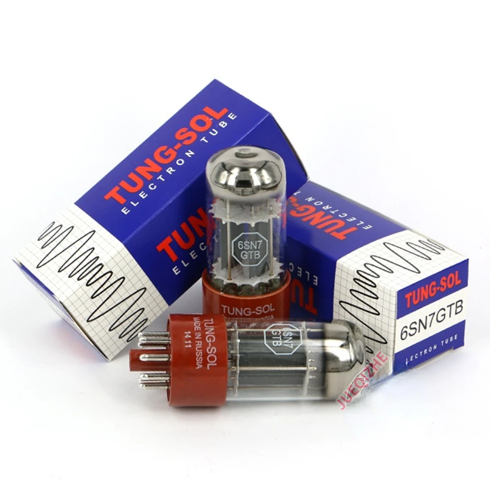 TUNG-SOL 6SN7 6SN7GTB Vacuum Tube Replaces 6SN7GT 6N8P 6H8C CV181 HIFI Audio Valve Tube Amplifier Kit DIY Matched Quad