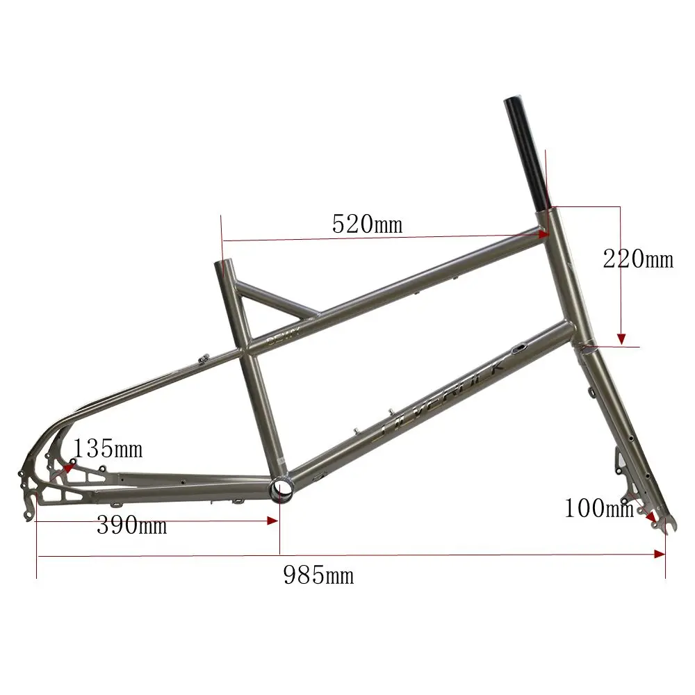 SILVEROCK DEWY Chrome Frame Fork 20\