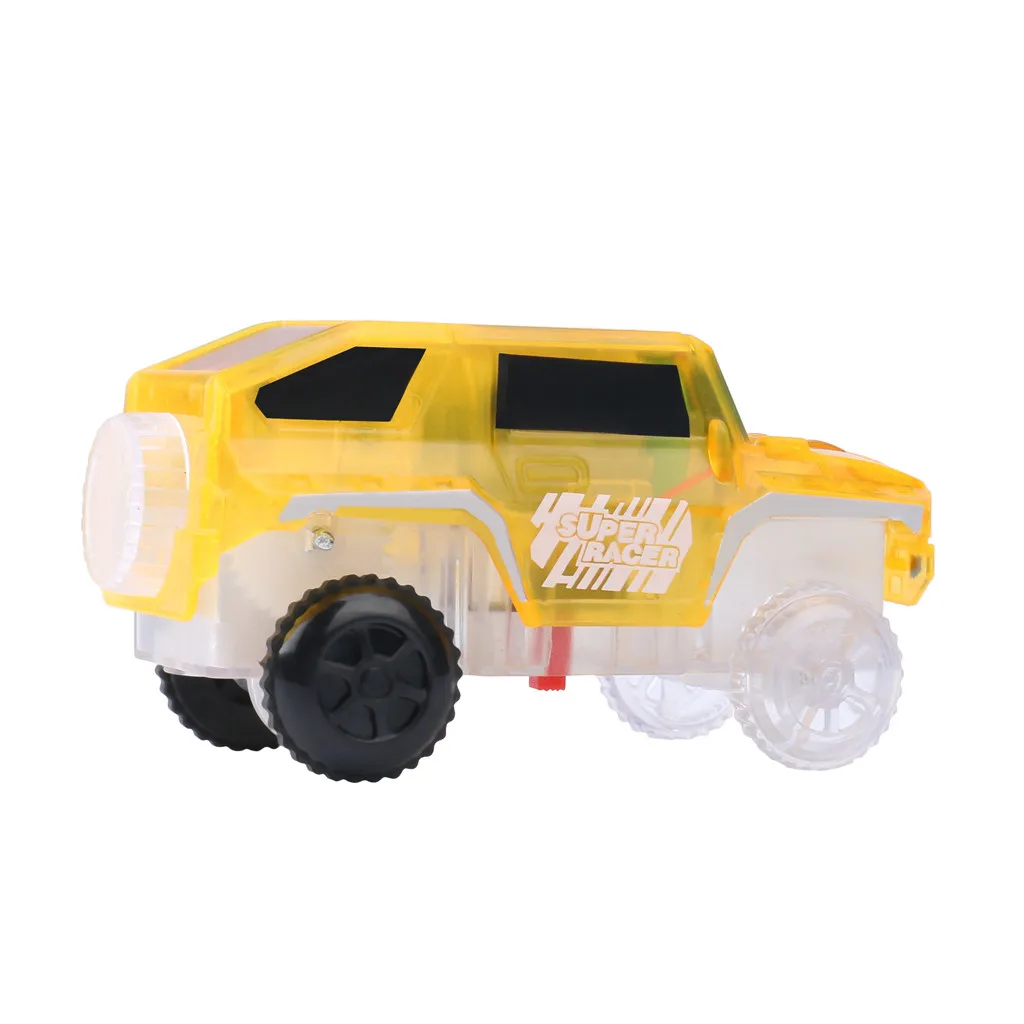 High-quality Electronics Special Car for  Track Toys With Flashing Lights Educational