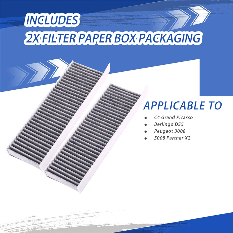 

AU34-6447.XF Engine Air Filter Washable Filter For Citroen C4 Grand Picasso Berlingo DS5 3008 5008 Partner