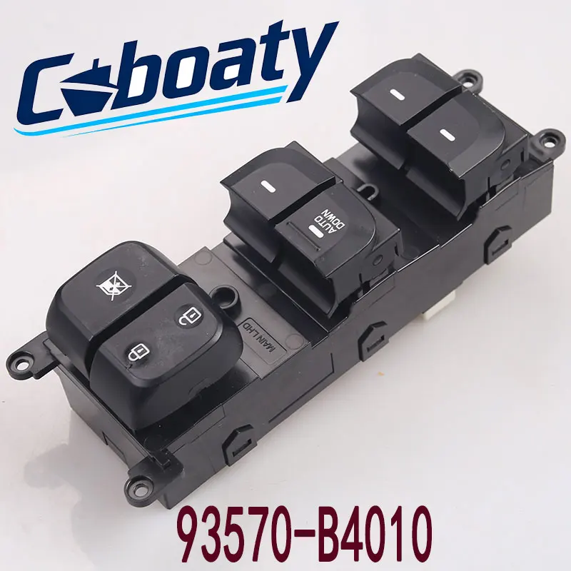 Coboaty For Hyundai i10 Doctor 10 Places Ear 1.0 sx 2013 2014 2015 2016 2017 Master Window Switch Button 93570B4010 93570-B4010