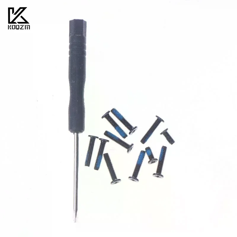 Black Laptop Bottom Cover Case with Replacement Screws for 1 Set Computer Repair Accessories