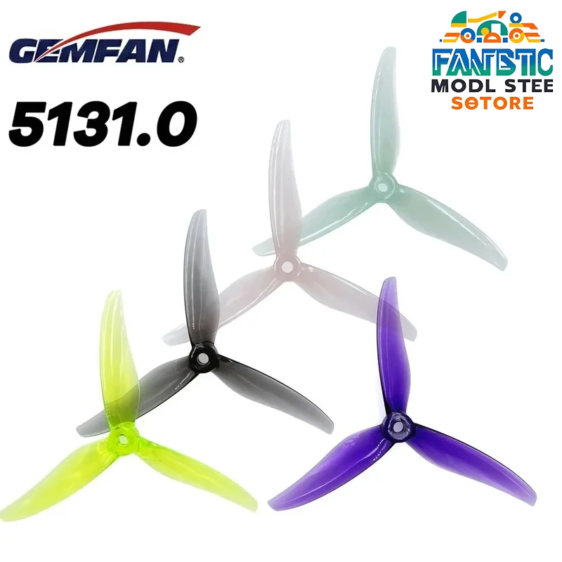 Gemfan Qianfeng Fury 5131.0 5-дюймовый лопастной пересекающий самолет FPV 5-дюймовый трехзубчатый пропеллер 5131
