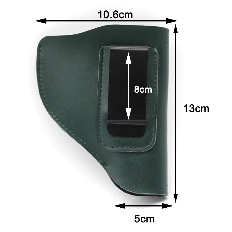 Funda táctica cuero IWB – Transporte oculto pistolas compactas - imagen 2