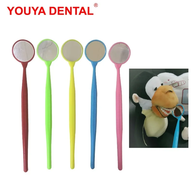 

Зеркало-отражатель для ротовой полости для стоматологических кукол, пластиковый противотуманный объектив для гигиены полости рта, детская игрушка для детей