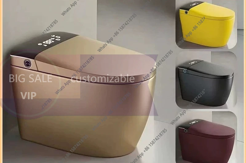 

Автоматический умный унитаз-биде BV-Desert Gold с функцией сифонного смыва и автоматическим открыванием крышки