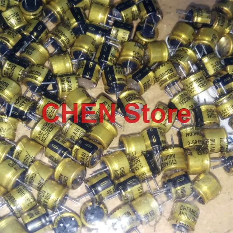 50PCS/200PCS original NIPPON AUDIO 100UF 10V 6X5MM 85C Fever motherboard electrolytic capacitor 10V100UF Free Shipping