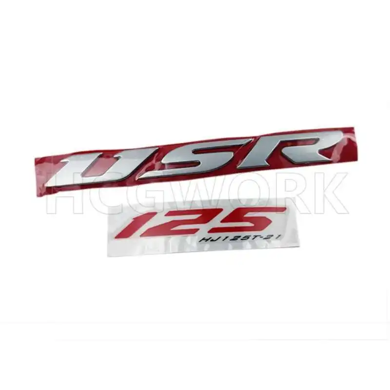 

Motorcycle Side Cover Decal Side Cover Label Model Decal for Haojue Suzuki Usr125 Hj125t-21