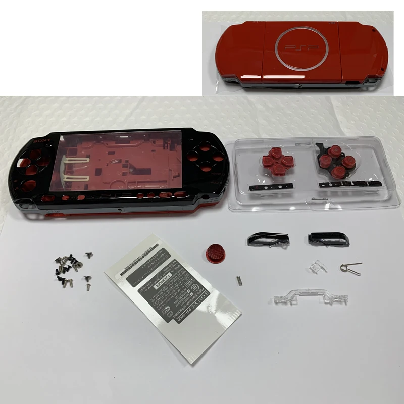 15-цветный полный корпус для игровой консоли PSP3000, сменный чехол с комплектом кнопок, бесплатная защитная пленка