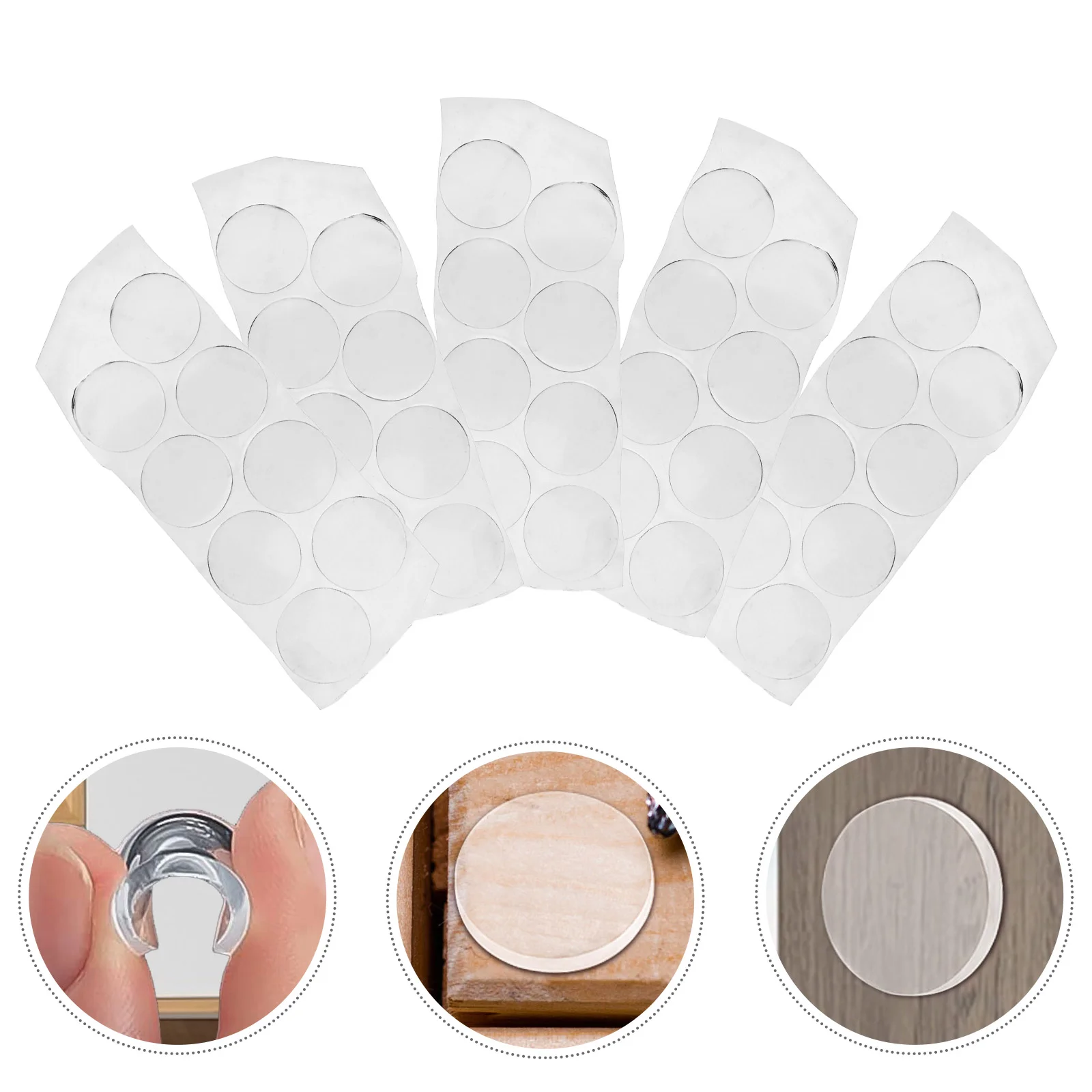 80 шт. стеклянный противоскользящий коврик, наполнитель, этикетки, бампер, защита стола, верхние накладки, круглые