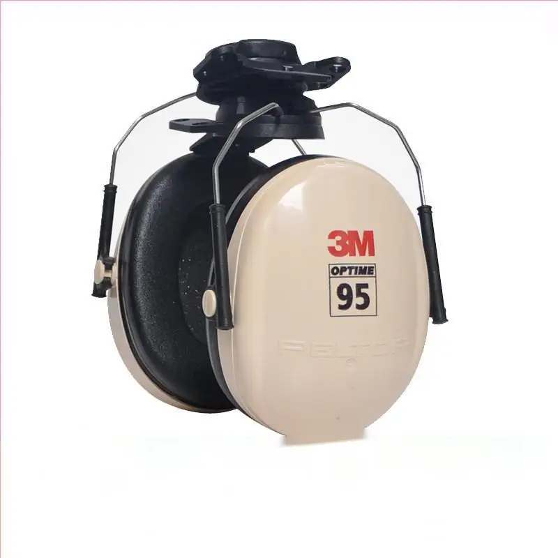 3M H6B Neck Strap Non Clip Soundproof Earmuffs for Noise Prevention Learning Factory Sleep Soundproof Shooting Noise Reduction