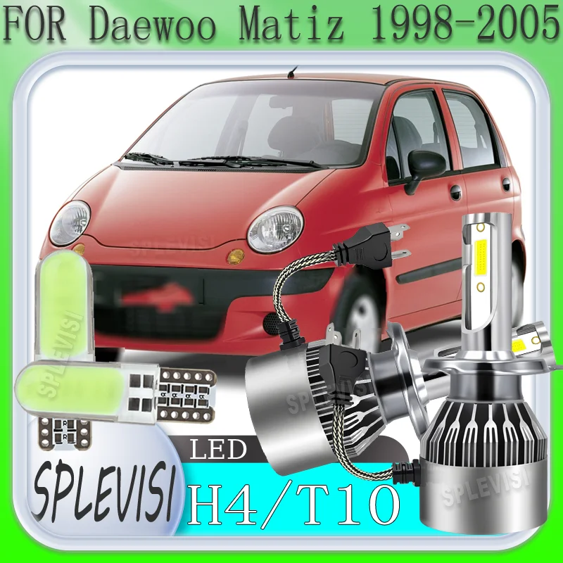 

Улучшенная безопасность, длительный срок службы, высокая яркость 9003 H4, светодиодная фара для Daewoo Matiz 1998 1999 2000 2001 2002 2003 2004 2005