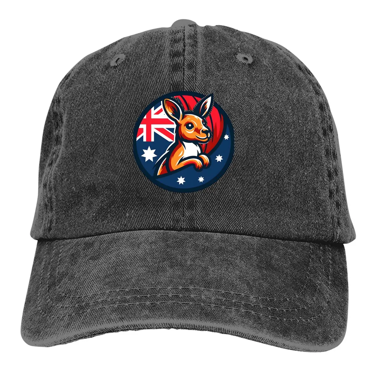 Summer Cap Sun Visor Cute Hip Hop Caps Australian Kangaroo Cowboy Hat Peaked Hats