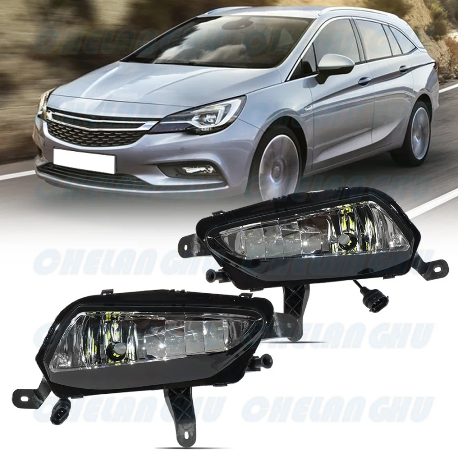 

For Vauxhall/Opel Astra K 2015 2016 2017 2018 2019 Car accessories H11 LED Front Bumper Fog Light Lamp 39098907 39098908