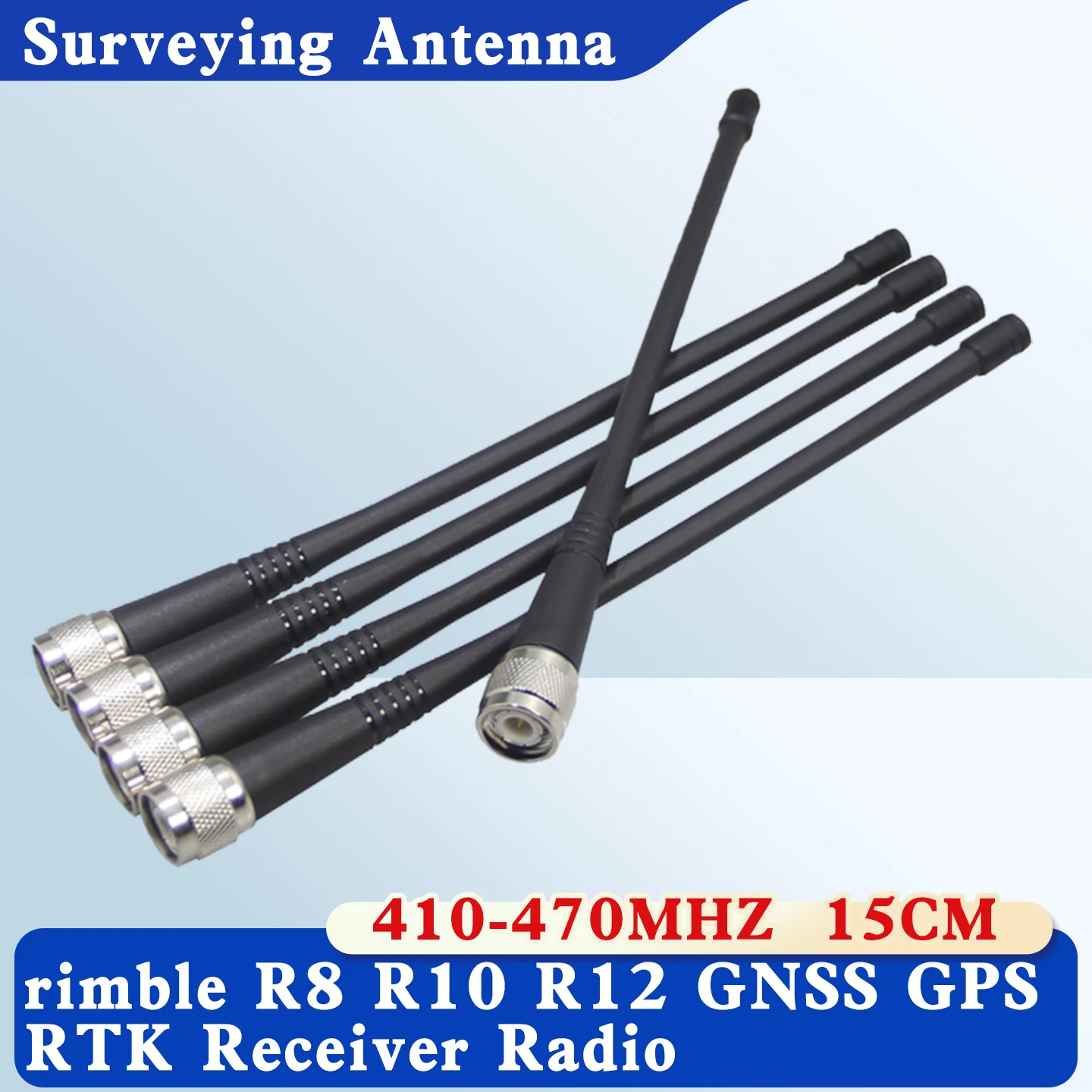 Whip Antenna 410-470MHZ TNC Port 4dbi For Top For Sok For South For Trimble R6 R8 Sandind All Surveying GPS RTK Total Station