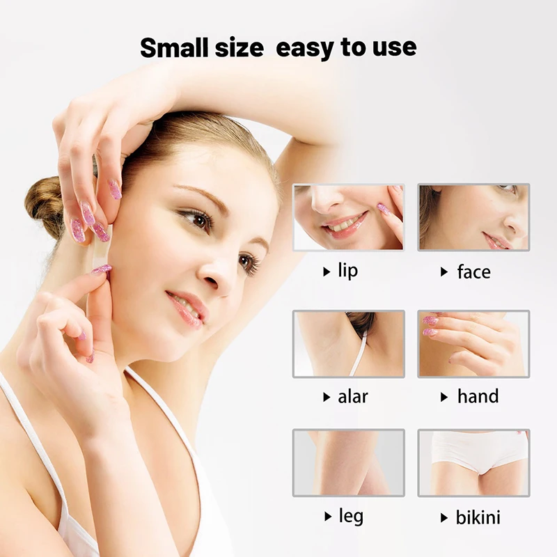 Hot 12/24Pcs Facial Lip Wax Strips For Face Chin Upper Lip Jaw Eyebrow Beard Hair Removal.