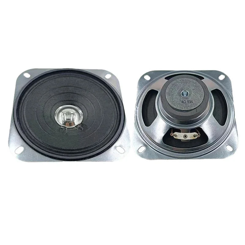 

2pcs 4 Inch 102MM 8 Ohm 5W Full Range Speaker Unit Advertising Machine Toy Car Security Broadcast Voice Prompt Audio Loudspeaker