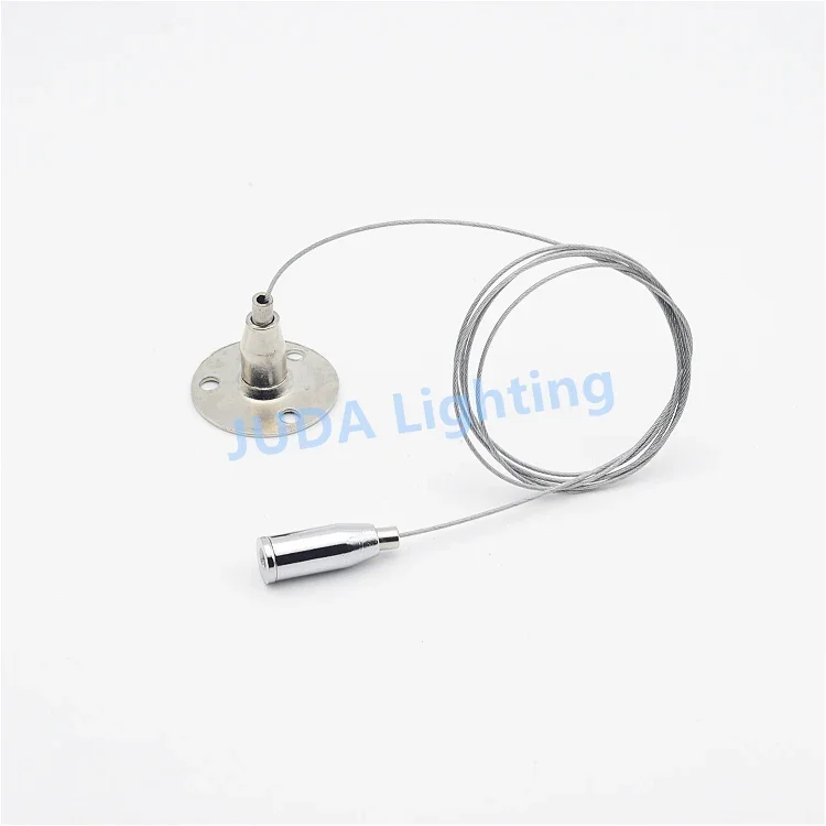 Wire rope ceiling lamp hanging code ceiling rose canopy for chandeliers led tube bulb droplight steel wire lighting accessorie