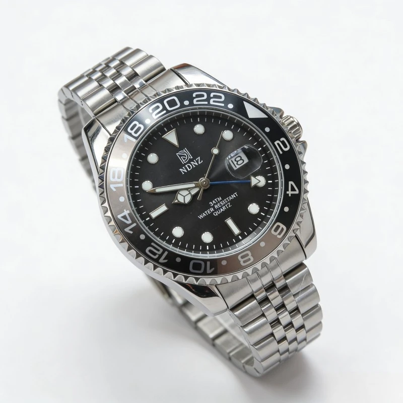 NDNZ couple watch waterproof quartz business casual dating function men's wear-resistant watch