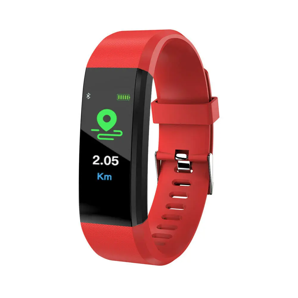 For fitbits Smart Watch Bracelet Heart Rate Blood Pressure Smart Band Fitness Tracker Smartband Bluetooth-compatible Wristband