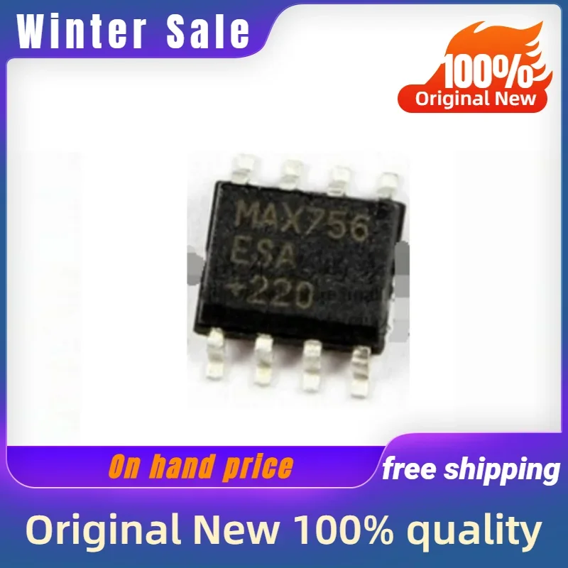 3 قطعة جديد الأصلي MAX756ESA MAX756ESA T MAX756 SOP8 سلع ذات جودة عالية