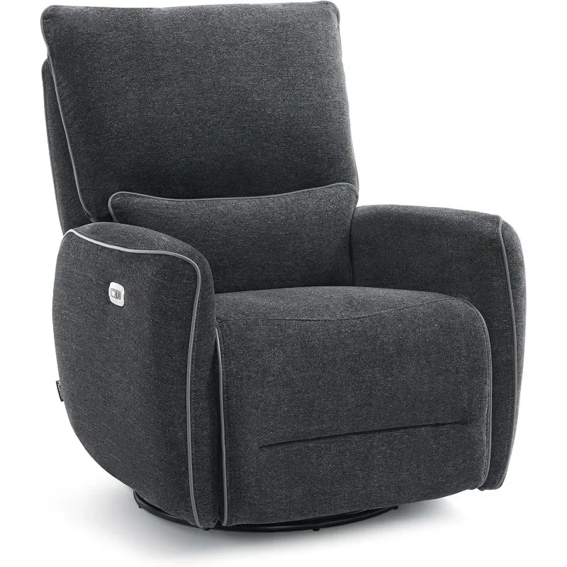 Power Swivel Glider Rocker Recliner Chair, Electric Swivel Rocker Recliner with USB