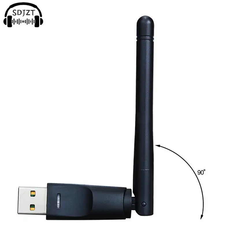 محول واي فاي USB صغير لاسلكي ، 150Mbps ، محول LAN ، جهاز استقبال ، هوائي للكمبيوتر ، ويندوز